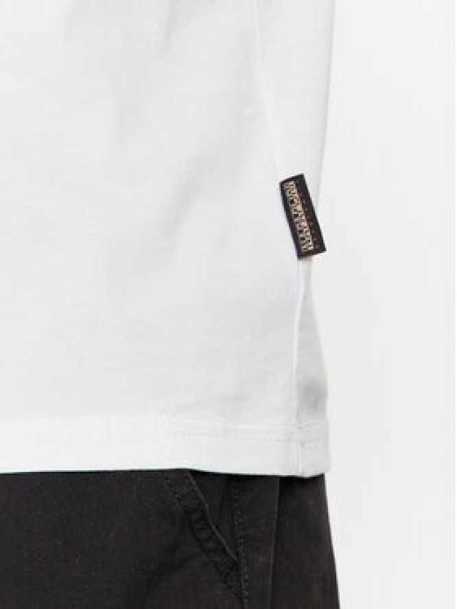 Napapijri T-Shirt S-Manta NP0A4HQH Biały Regular Fit
