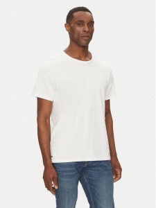 Lacoste Komplet 3 t-shirtów TH9010 Biały Regular Fit