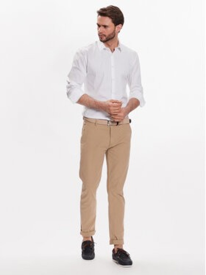 Lindbergh Koszula 30-203172 Biały Slim Fit