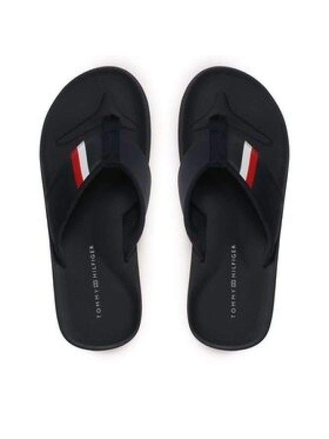 Tommy Hilfiger Japonki Comfortable Padded Beach Sandal FM0FM04473 Granatowy