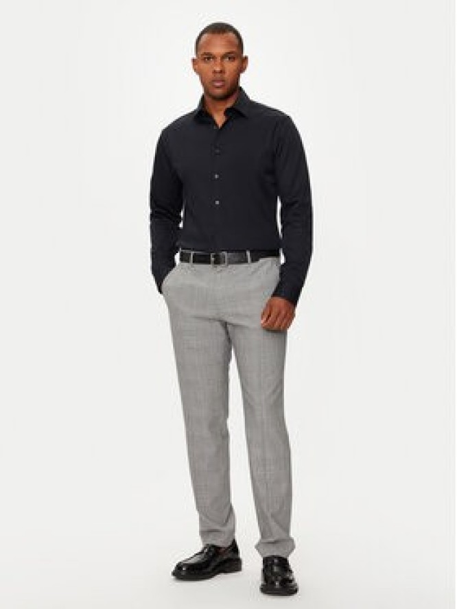 Selected Homme Koszula 16092939 Czarny Slim Fit