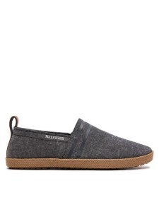 Tommy Hilfiger Espadryle Hilfiger Espadrille C Chambray FM0FM04982 Czarny