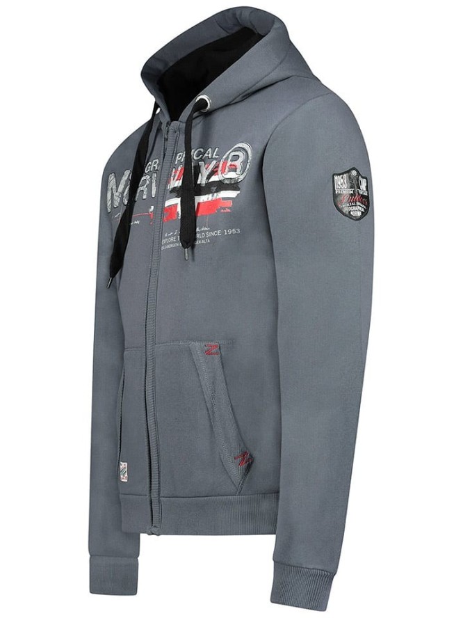 Geographical Norway Bluza "Gisland" w kolorze szarym rozmiar: S