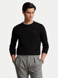 Polo Ralph Lauren Sweter Ls 710684957008 Czarny Slim Fit