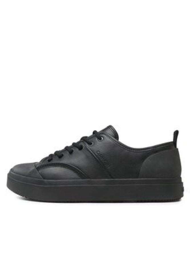 Calvin Klein Trampki Low Top Lace Up Lth HM0HM01045 Czarny