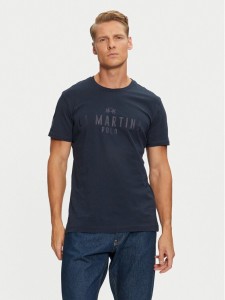 La Martina T-Shirt ZMR322 JS206 Granatowy Regular Fit