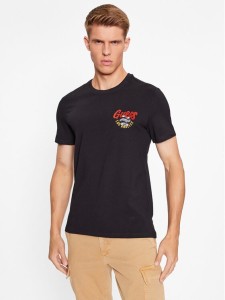 Guess T-Shirt M3BI29 J1314 Czarny Slim Fit