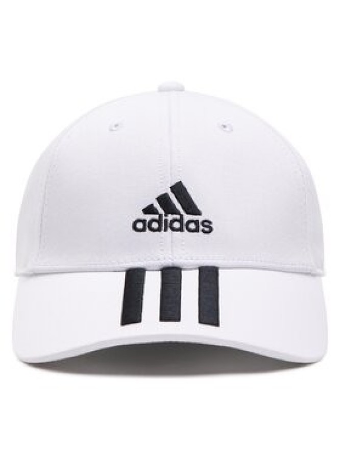 adidas Czapka z daszkiem Baseball 3-Stripes Twill Cap FQ5411 Biały