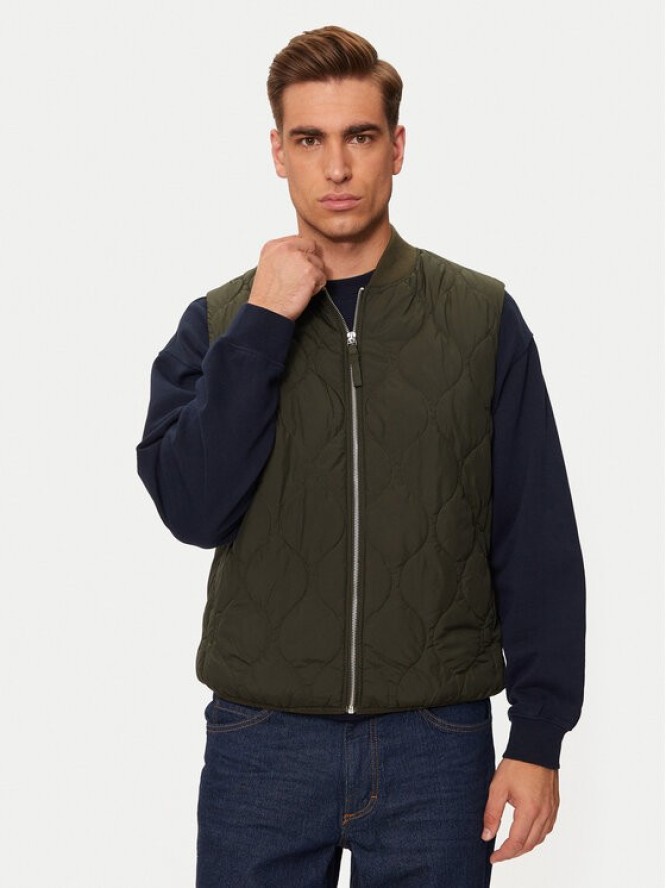 Jack&Jones Kamizelka Koda 12258386 Zielony Regular Fit