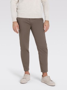 MAC Spodnie chino w kolorze szarobrązowym rozmiar: 33/L32