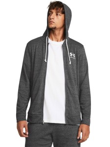 Bluza dresowa męska Under Armour UA Rival Terry Lc Fz - szara