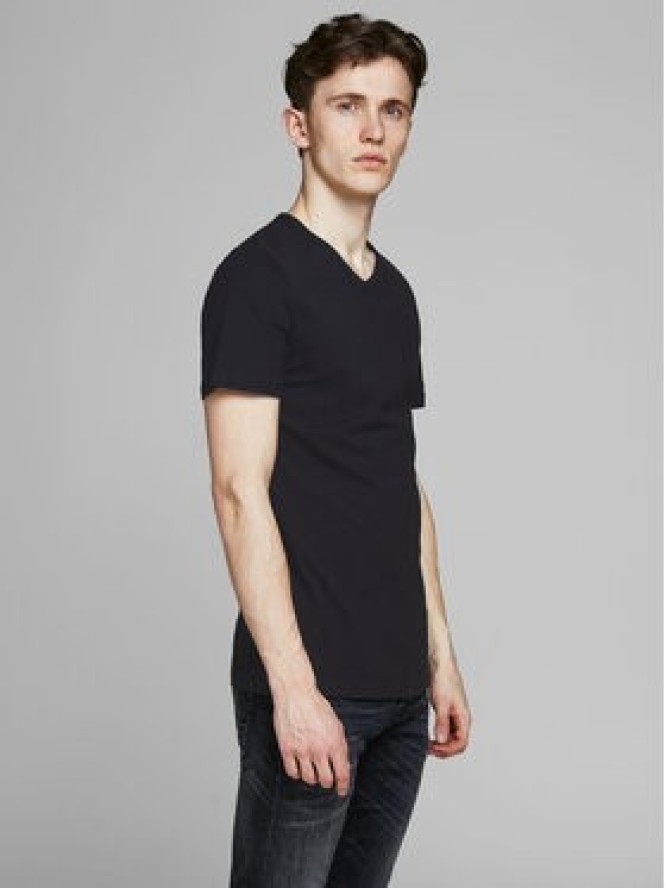 Jack&Jones Komplet 2 t-shirtów Basic 12133914 Czarny Slim Fit