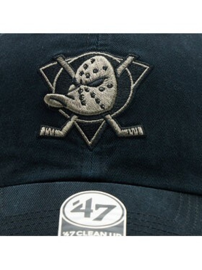 47 Brand Czapka z daszkiem NHL Anaheim Ducks Ballpark Camo '47 CLEAN UP H-BPCAM25GWS-BK Czarny