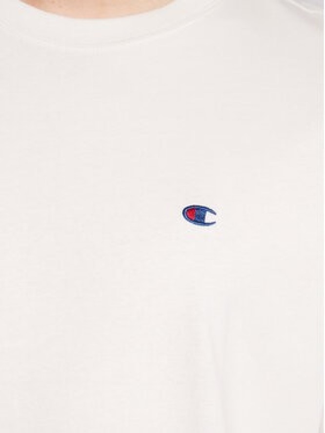 Champion T-Shirt Small C Logo 216548 Biały Custom Fit