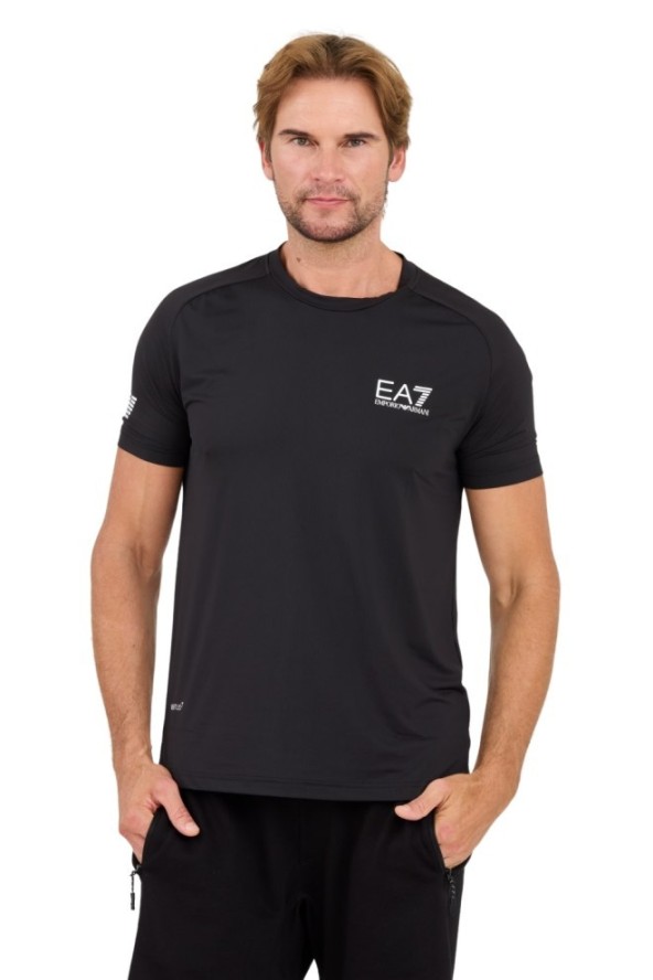 EA7 Czarny t-shirt Ventus 7