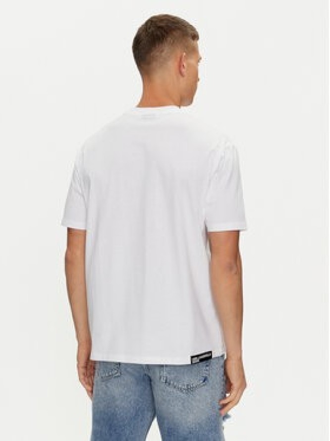 Karl Lagerfeld Jeans T-Shirt 241D1705 Biały Regular Fit