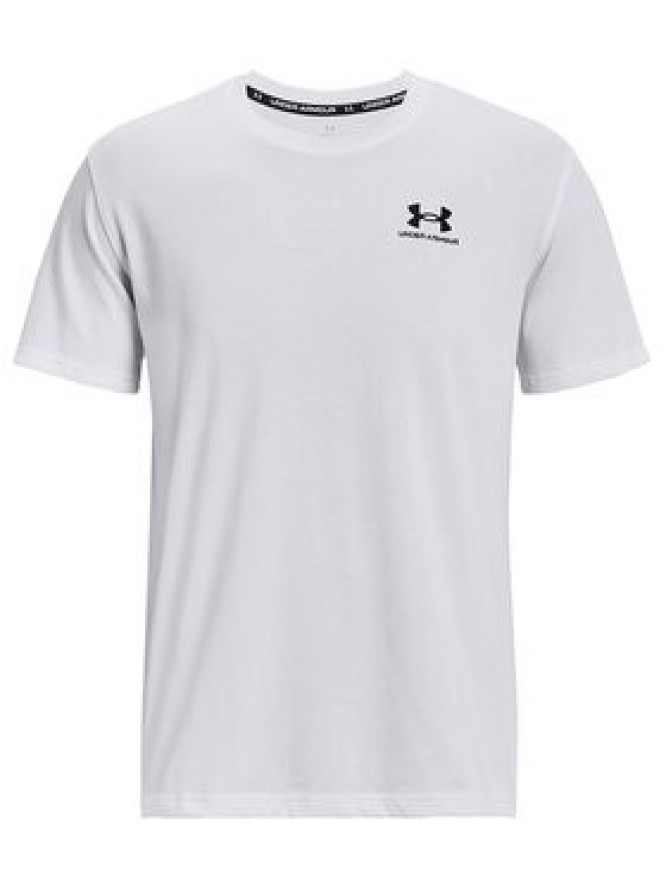 Under Armour T-Shirt Ua Logo Emb 1373997 Biały Relaxed Fit