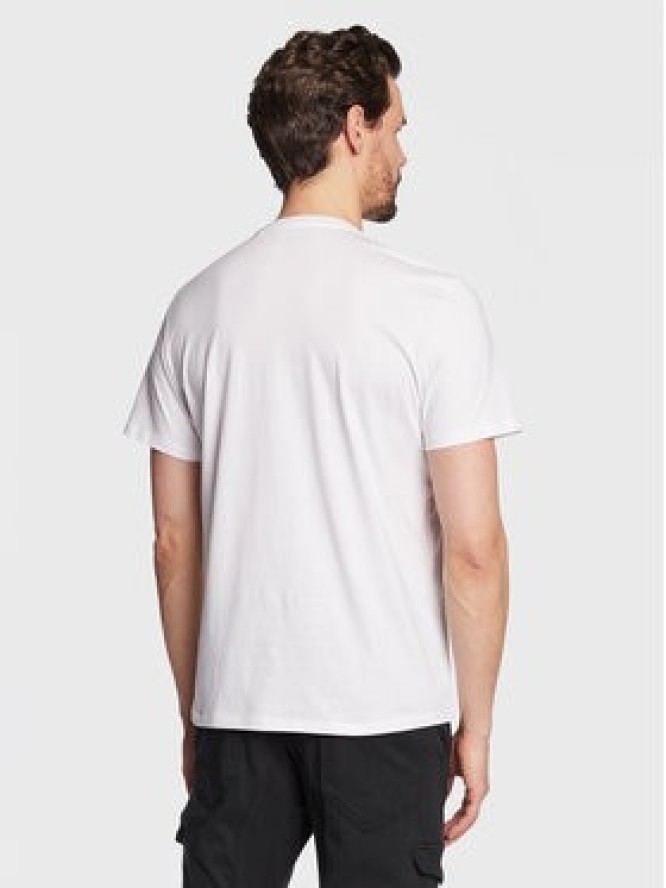 Guess T-Shirt Graffiti Logo M3GI59 K9RM1 Biały Slim Fit