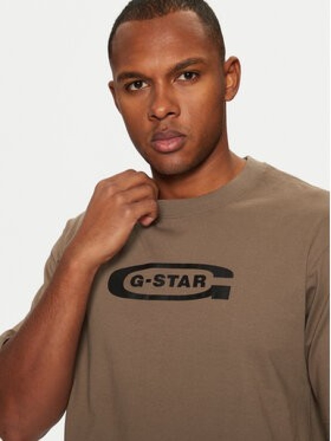 G-Star Raw T-Shirt D26350 Brązowy Boxy Fit