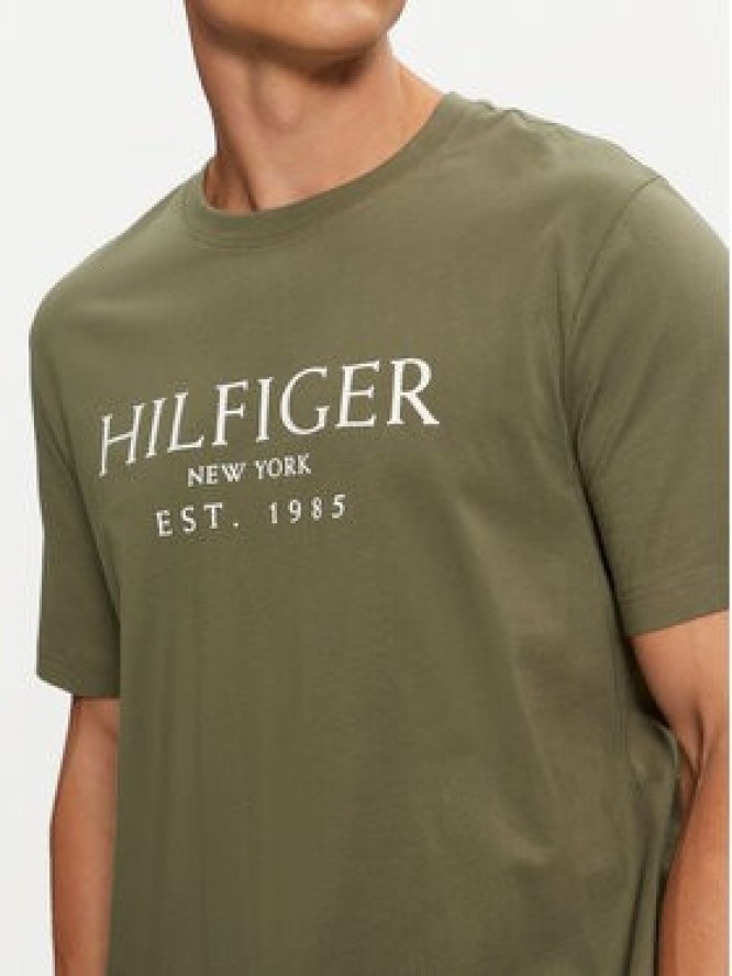 Tommy Hilfiger T-Shirt MW0MW36499 Zielony Regular Fit