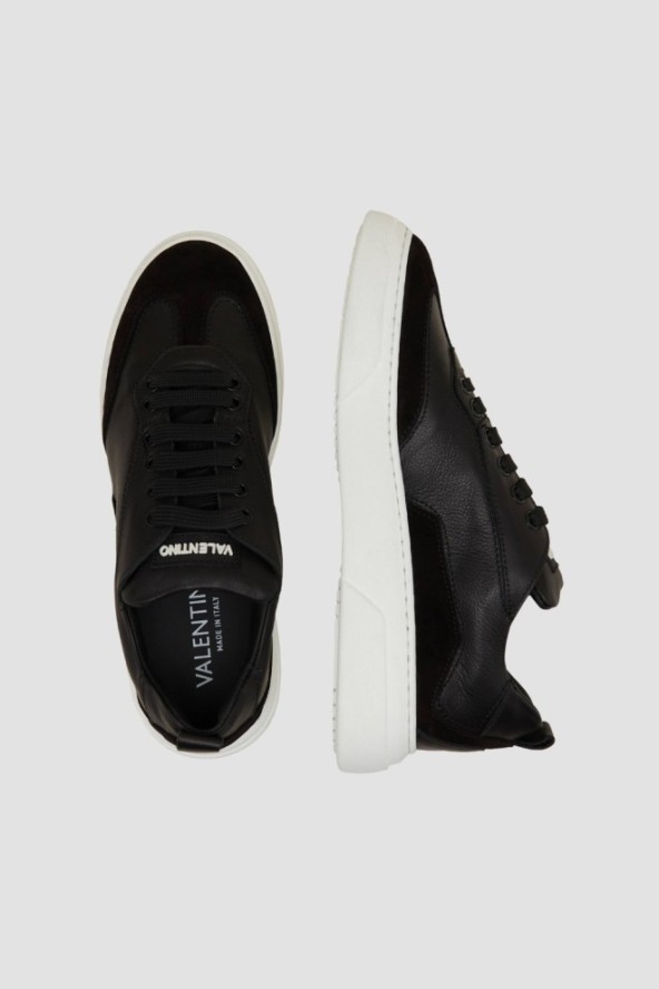 VALENTINO Czarne sneakersy Stan S Lace-Up