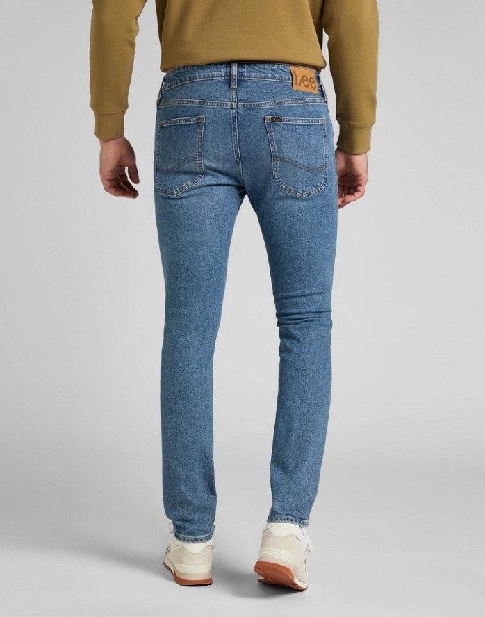 LEE MALONE MĘSKIE SPODNIE JEANSOWE SMOKEY INDIGO L736BKDG