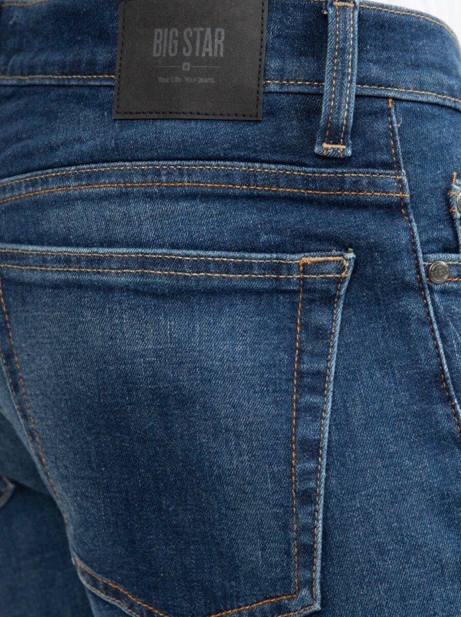 Spodnie jeans męskie dopasowane Tobias 510