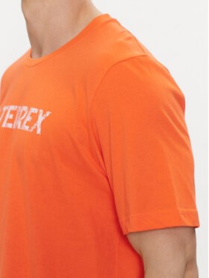 adidas T-Shirt Terrex Classic Logo T-Shirt HY1694 Pomarańczowy Regular Fit