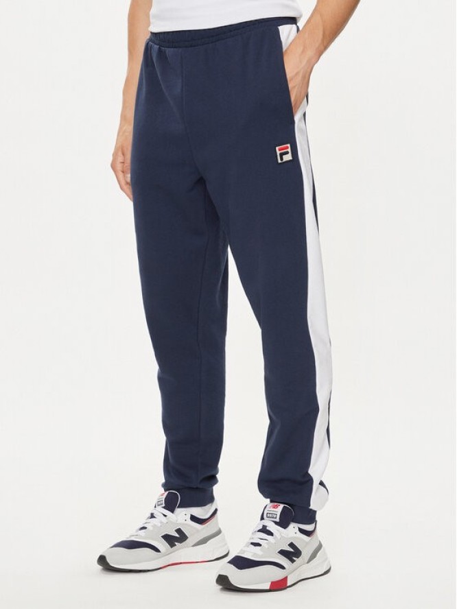 Fila Spodnie dresowe FAM0612 Granatowy Regular Fit