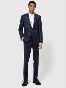 Hugo Garnitur Henry/Getlin 204 50446682 Granatowy Slim Fit