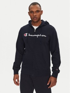 Champion Bluza 220728 Granatowy Slim Fit