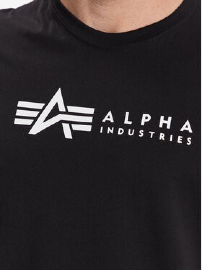 Alpha Industries Komplet 2 t-shirtów Alpha Label 118534 Czarny Regular Fit