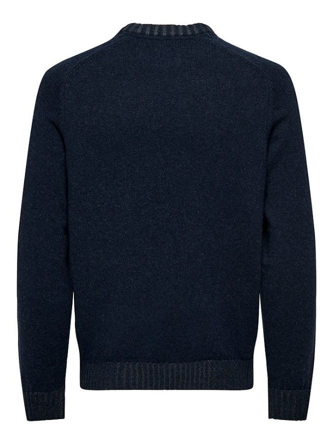 ONLY & SONS Sweter w kolorze granatowym rozmiar: XL