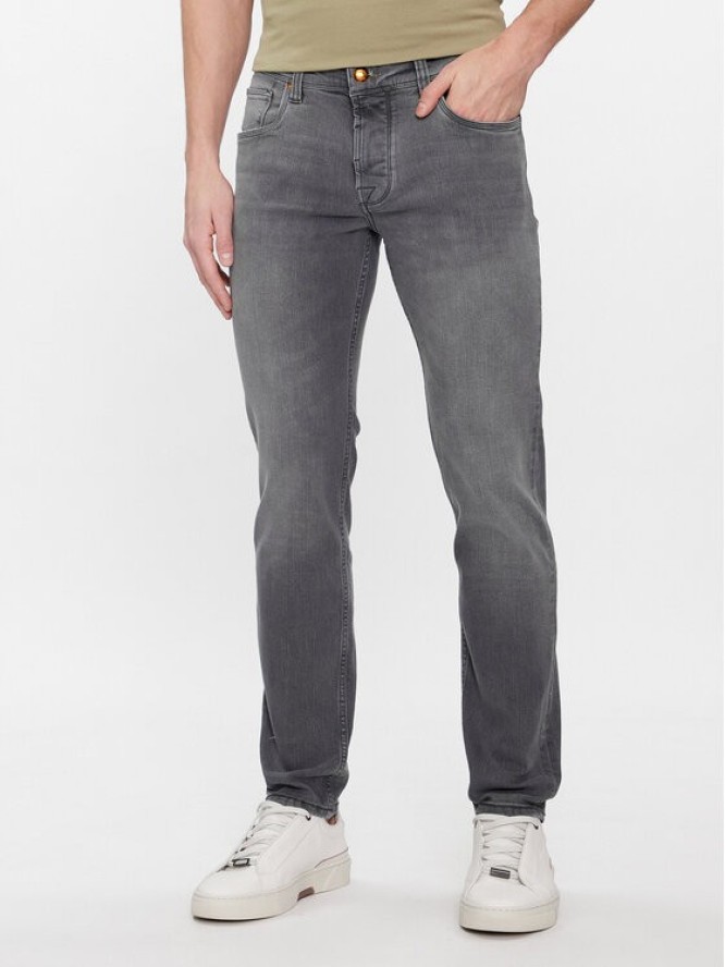 Bugatti Jeansy 3108D 36697 Szary Slim Fit