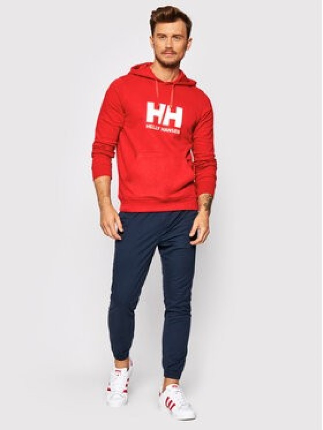 Helly Hansen Bluza Logo 33977 Czerwony Regular Fit