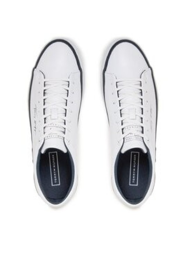 Tommy Hilfiger Sneakersy Modern Vulc Corporate Leather FM0FM04922 Biały