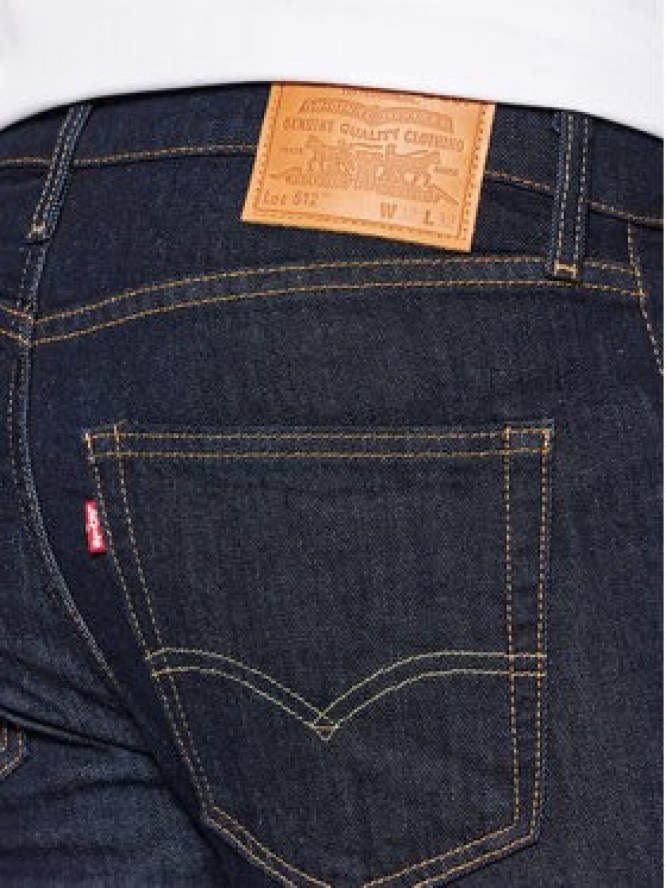 Levi's® Jeansy 512™ 28833-0280 Granatowy Slim Tapered Fit