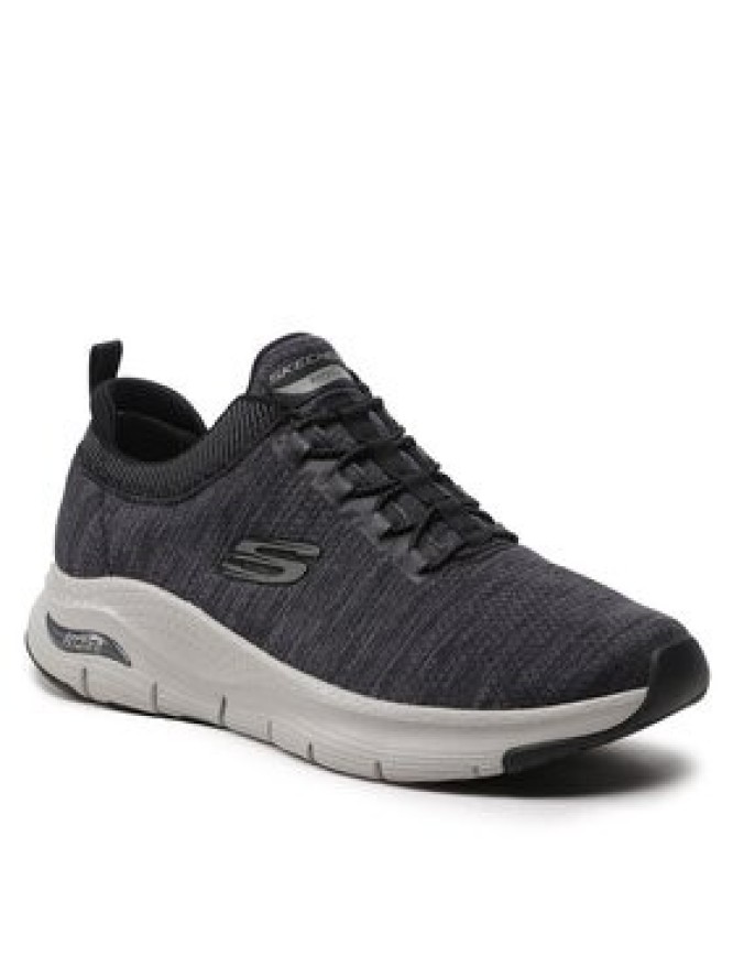 Skechers Sneakersy Waveport 232301/BKGY Szary