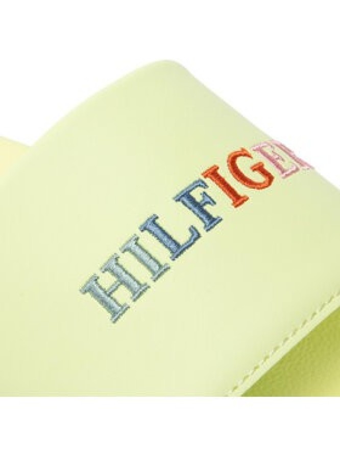 Tommy Hilfiger Klapki Colorful Hilfiger Pool Slide FM0FM04060 Zielony