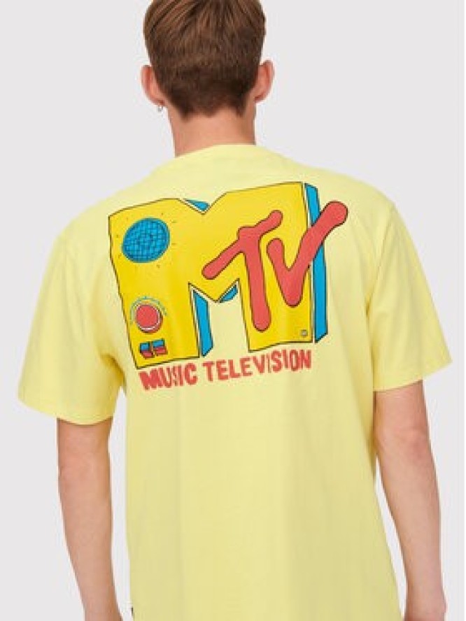 Only & Sons T-Shirt MTV 22022779 Żółty Relaxed Fit