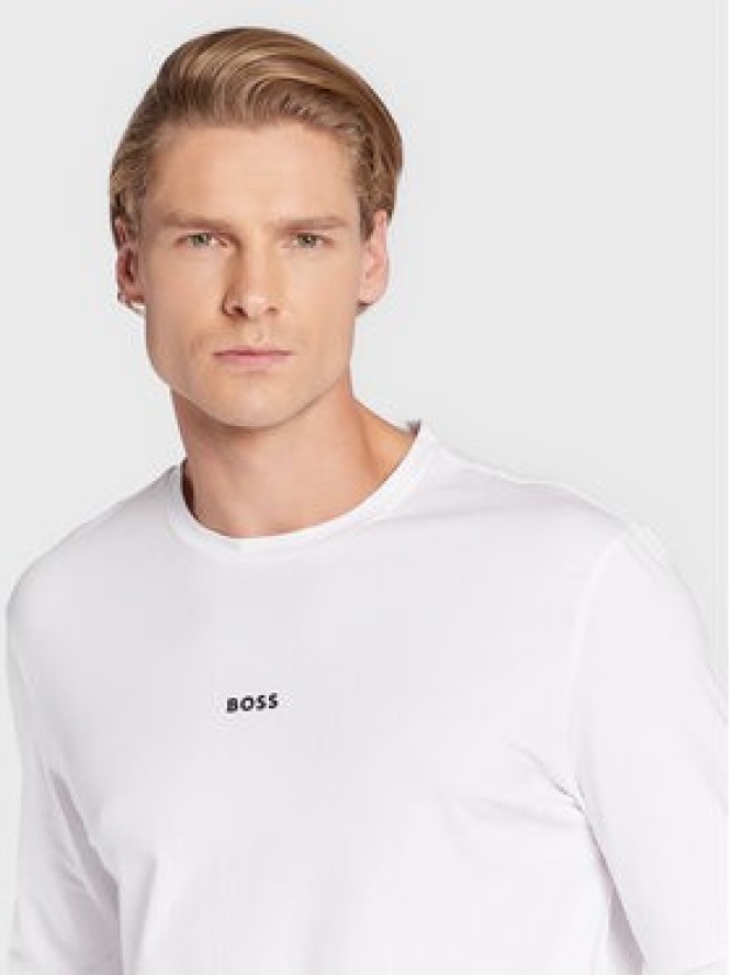 Boss Longsleeve TChark 50473286 Biały Regular Fit