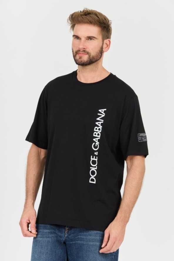 DOLCE & GABBANA Czarny t-shirt