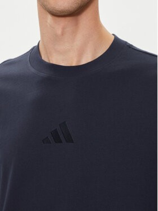 adidas T-Shirt ALL SZN IY4135 Granatowy Loose Fit