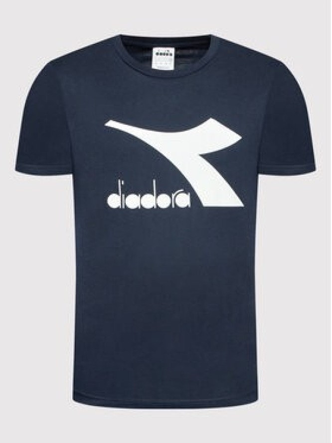 Diadora T-Shirt Chromia 102.178747 Granatowy Regular Fit