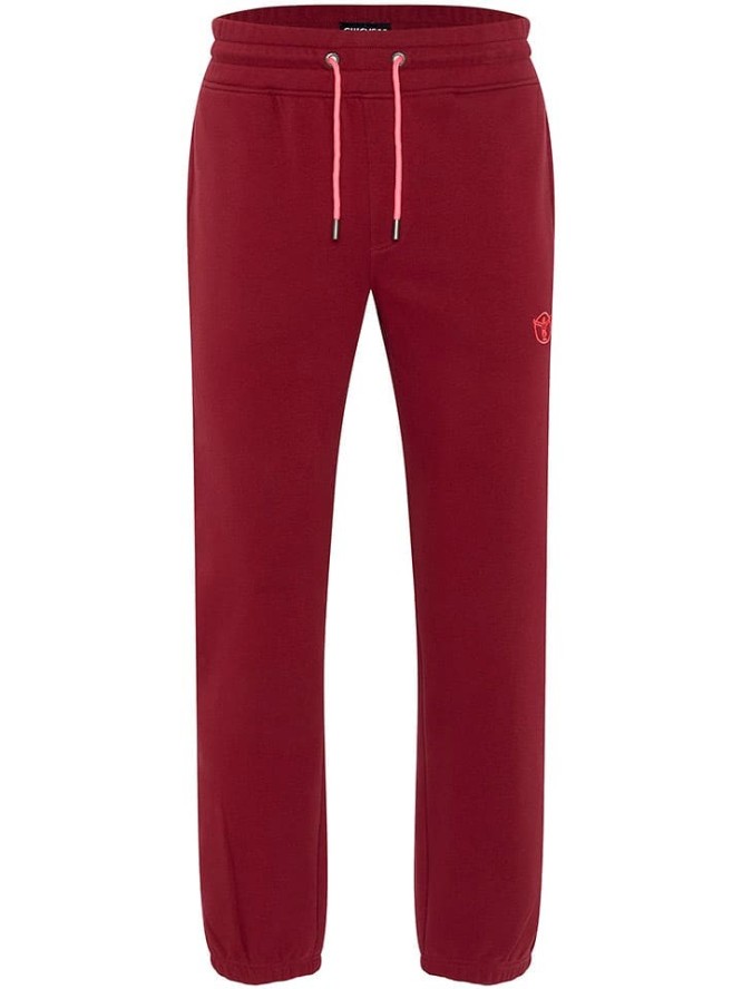Chiemsee Spodnie dresowe "Sorsele" w kolorze czerwonym rozmiar: XXL