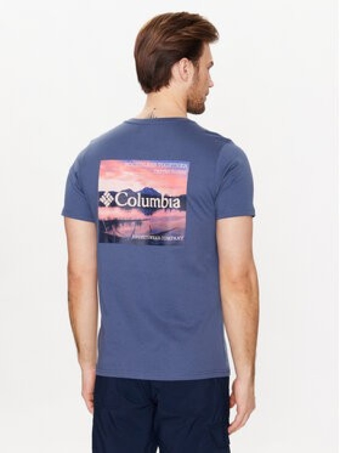 Columbia T-Shirt Rapid Ridge Back Graphic 1934824 Niebieski Regular Fit