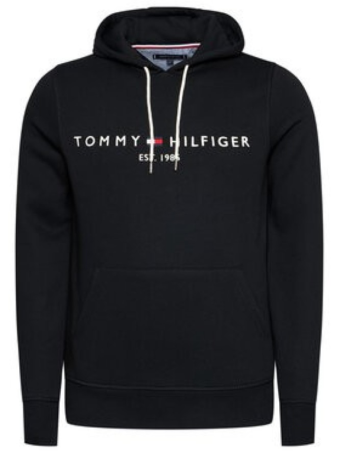 Tommy Hilfiger Bluza Core Logo MW0MW10752 Czarny Regular Fit