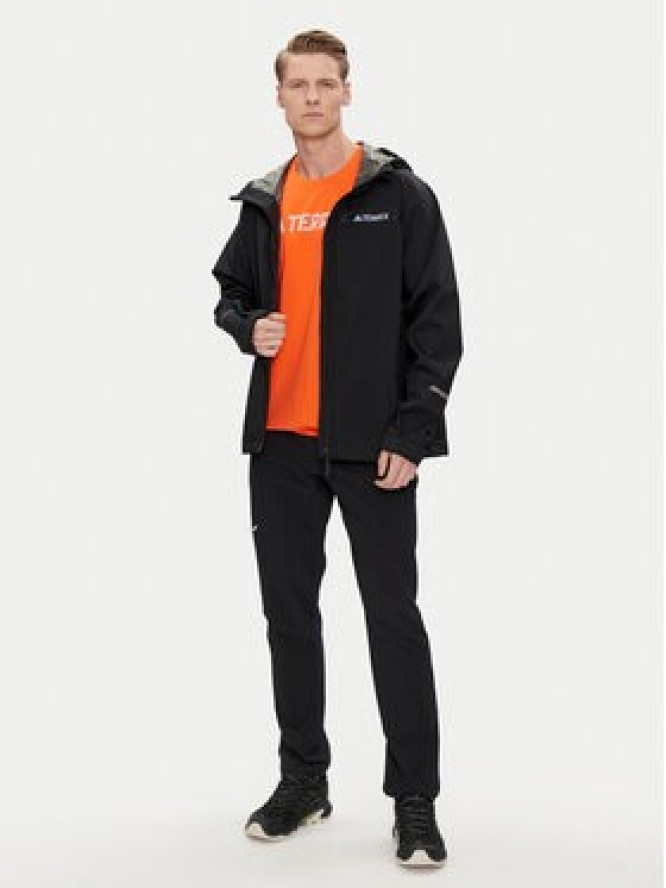 adidas Kurtka przejściowa Terrex Multi RAIN.RDY 2.5-Layer Rain Jacket HM4051 Czarny Regular Fit