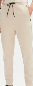 BOSS Spodnie dresowe Hadiko 50537198 Beżowy Regular Fit