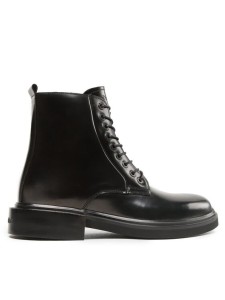 Calvin Klein Kozaki Lace Up Boot HM0HM01028 Czarny